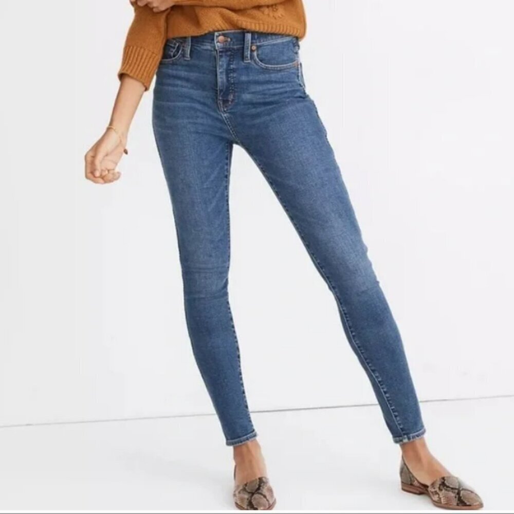 Madewell 10 inch High Rise Medium Wash Jeans Size 26